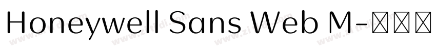 Honeywell Sans Web M字体转换